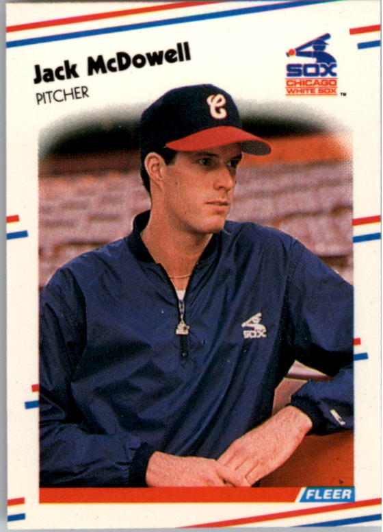 1988 Fleer Mini Baseball Cards 016      Jack McDowell